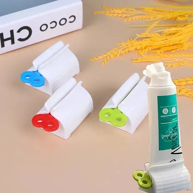 Home Toothpaste Dispenser Squeezer Bathroom Accessories Toothpaste Holder Organizer Hair Dye Cosmetic Creative Squeezer No Waste