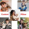 Custom 3D Pet Animals Pillow from Photo,Personalized Dog/Cat Shaped Throw Pillow,Double Printed Pet Pillow, Pet Memorial Gift 1