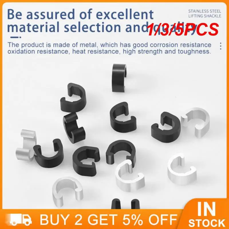 

1/3/5 шт. черная Пряжка для кабеля переключателя передач, U-образные детали для велоспорта на открытом воздухе, C-образные зажимы, U-образный зажим для гидравлического шланга, зажим для рамы типа C