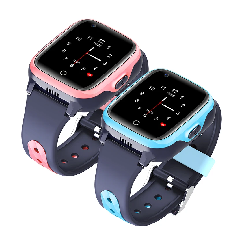 어린이 스마트 워치 전화 시계 비디오 채팅 카메라 SOS GPS LBS 4G Sim 카드 Smartwatch