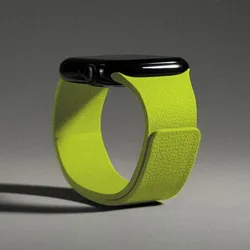 Silicone Magnetic Band for Smartwatches - Universal Fit Strap (Fluorescent Green)