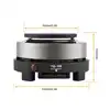 Portable 110V 500W Electric Mini Stove Hot Plate Multifunction Home Heater (US Plug 110V) Coffee Heater Stove Cooking Plate 6