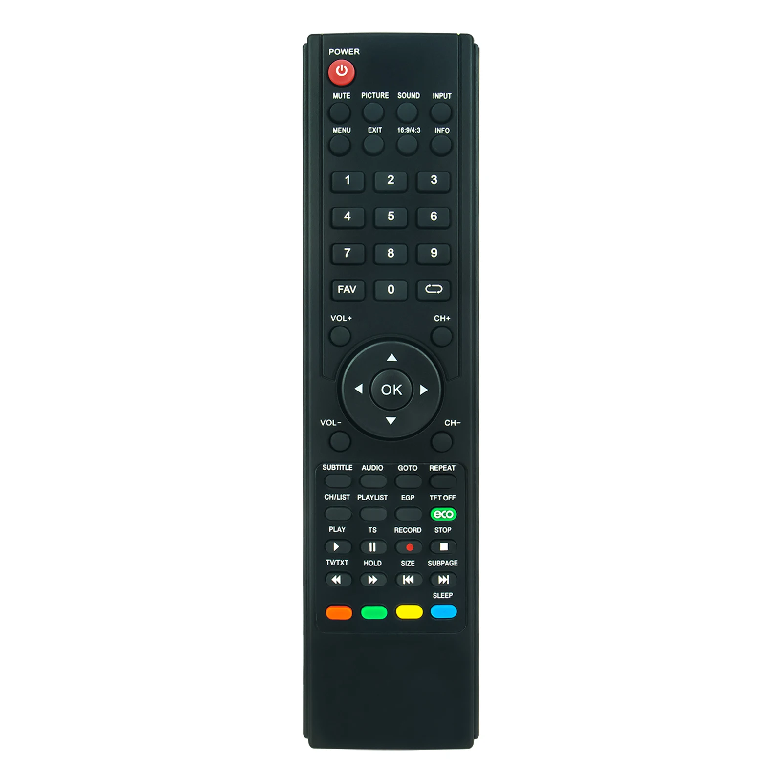 Nuovo Telecomando Sostituito Adatto Per Tv Blaupunkt Bp2830Hdv/Muslimate