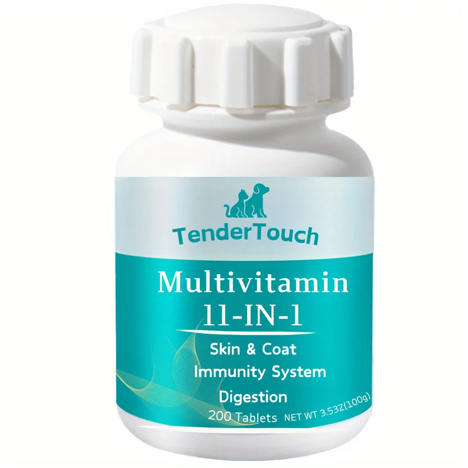 TenderTouch Multivitamins for Dogs and Cats 200 Tablets