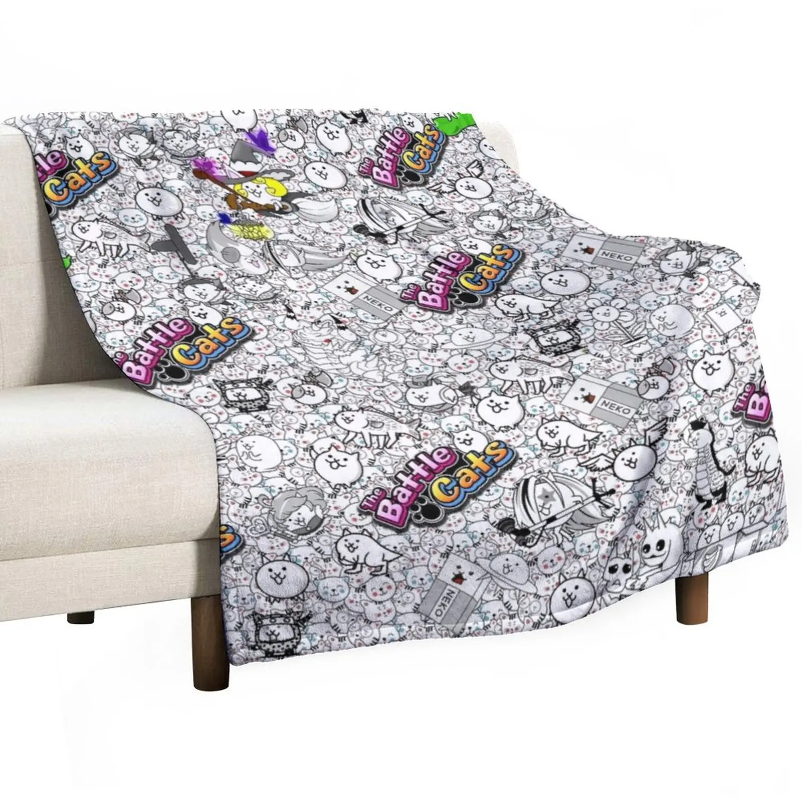 

Battle Cats Throw Blanket Luxury St Fluffys Large Sofas Blankets