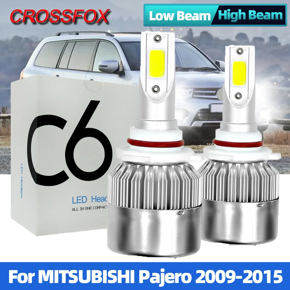 

H11 Led Headlight Bulbs 9005 HB3 Car Light 12V 6000K 90W LED Headlamps Bulbs For MITSUBISHI Pajero 2009-2011 2012 2013 2014 2015