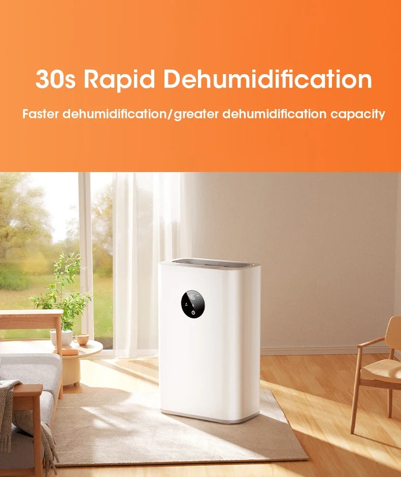Description Picture 6 of item2.5L Smart Dehumidifier 24H Timer Dehumidifier, Large capacity For Home Basement And Bedroom Eliminate Damp Mold and Moisture