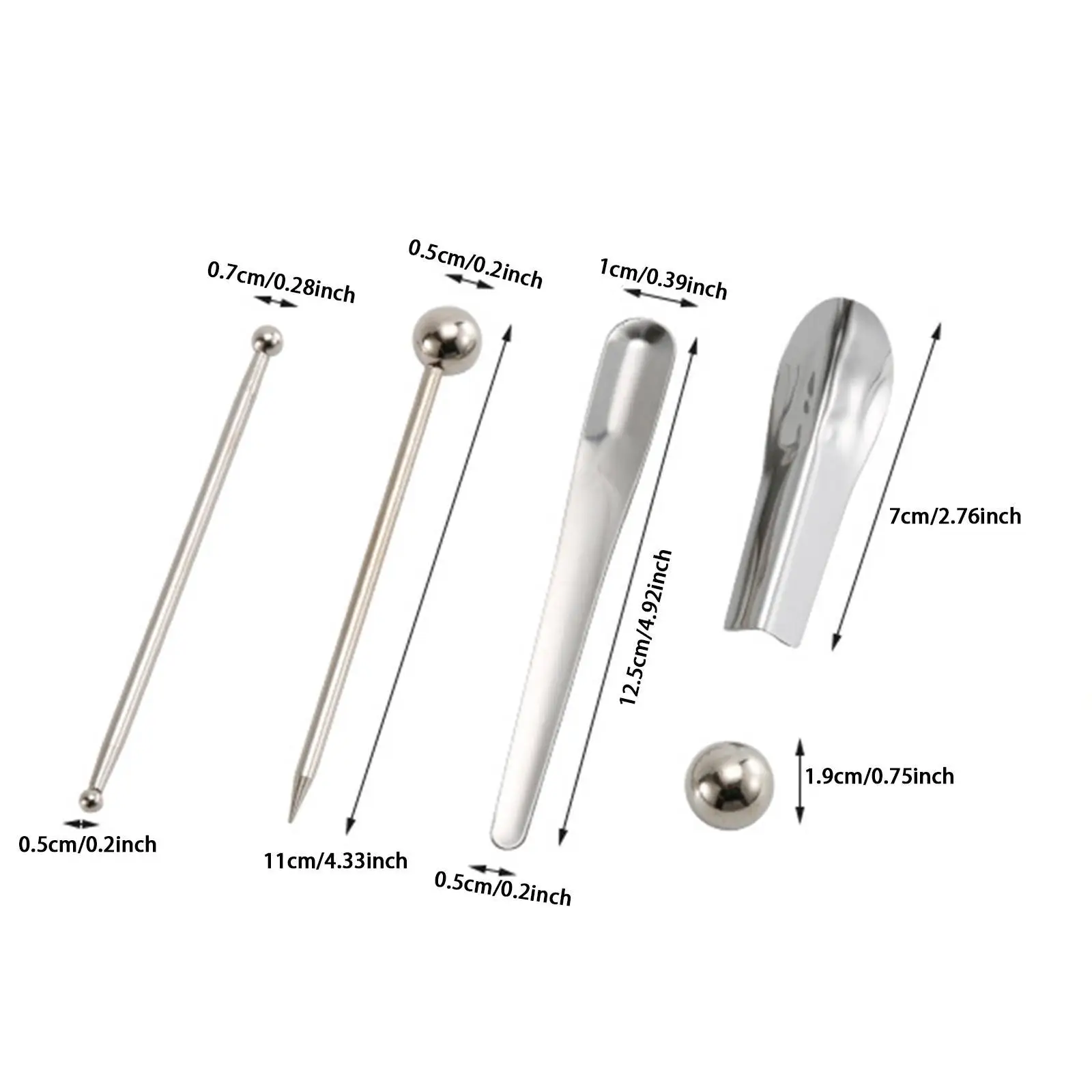 Caulking Tools Set Finishing Tools Floor Joint Repairing Tile Caulk Metal Balls for Kitchen