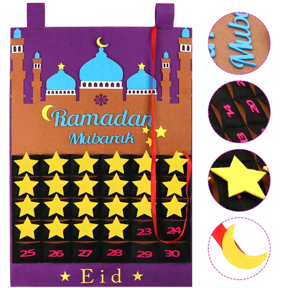 2022-newest-felt-eid-mubarak-30days-advent-calendar-hanging-felt