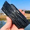 Natural Beautiful Black Tourmaline Quartz Specimen Crystal  Home Demagnetization Decoration Energy  Gem 4