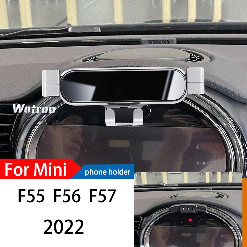 Autotelefonhalter für BMW Mini 2016–2022, F55 F56 F57GPS, spezielle Schwerkraft-Navigation, Handy-Halterung, 360-Grad-Drehständer – Detail 16