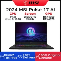 2024 MSI Pulse 17 AI Gaming Laptop 17 Inch 2.5K QHD 240Hz IPS Screen Netbook Intel Ultra 9-185H 16GB 1TB RTX4060 Notebook PC