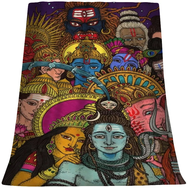 

Among The Hindu Gods And Deities Is Lord Shiva Flannel By Ho Me Lili Suitable For All Seasons