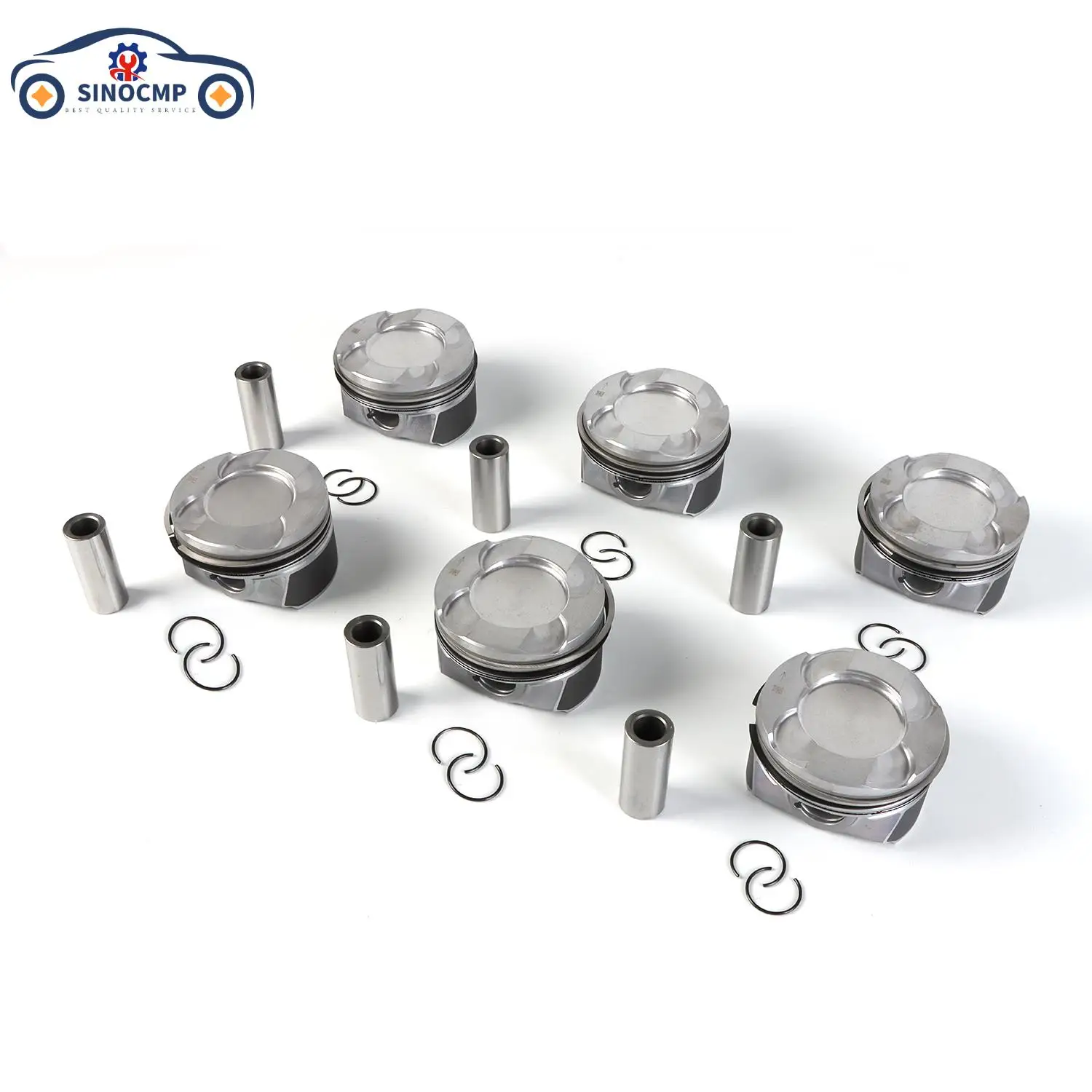 11257610297 11258619196 11257587914 SINOCMP Auto Pistons Rings Set STD 84mm For BMW F20 F21 F30 F10 X3 X4 X5 X6 N55B30 N55B30A