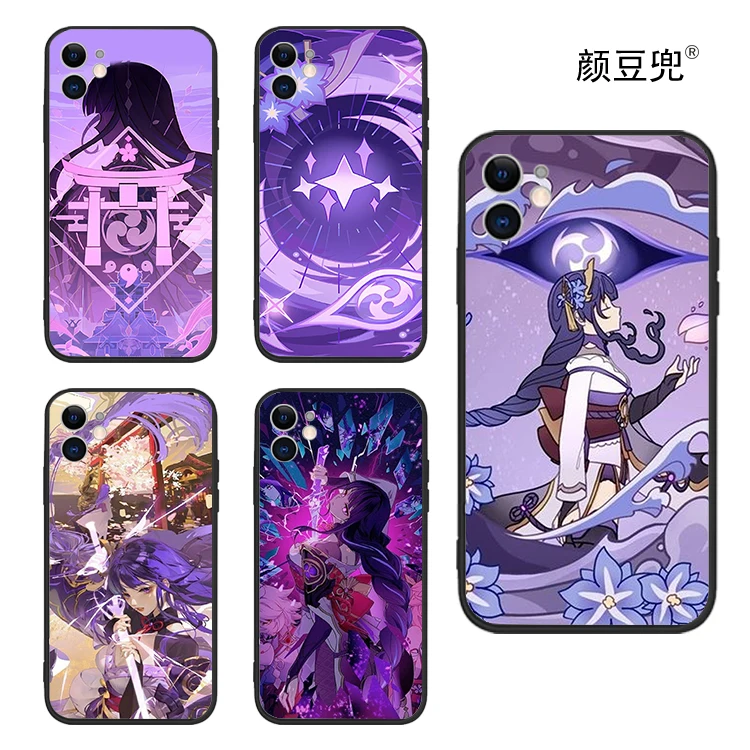 Beelzebun Anime Genshin Impact Case Per Apple Iphone14 13 12 11 Pro Max Mini Xs Max 8 Plus 6 Se Cover Custodia Morbida In Silicone 14 Plus
