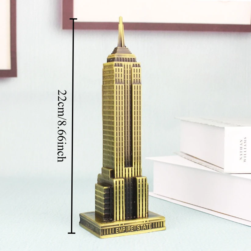 Elegant Landmark Metal Sculpture for Home and Office Decor