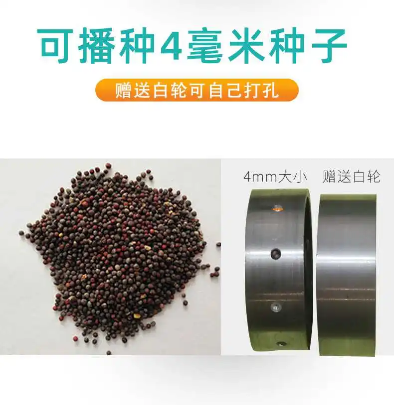 Mini Farm Single Row Double Wheel Hand Push Vegetable Maize Soybean Planter Cabbage Radish Coriander Planter Precision Seeder