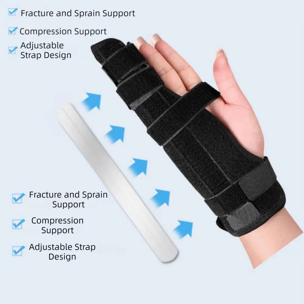 Adjustable Double Finger Protection Strap for Immediate Relief and Support