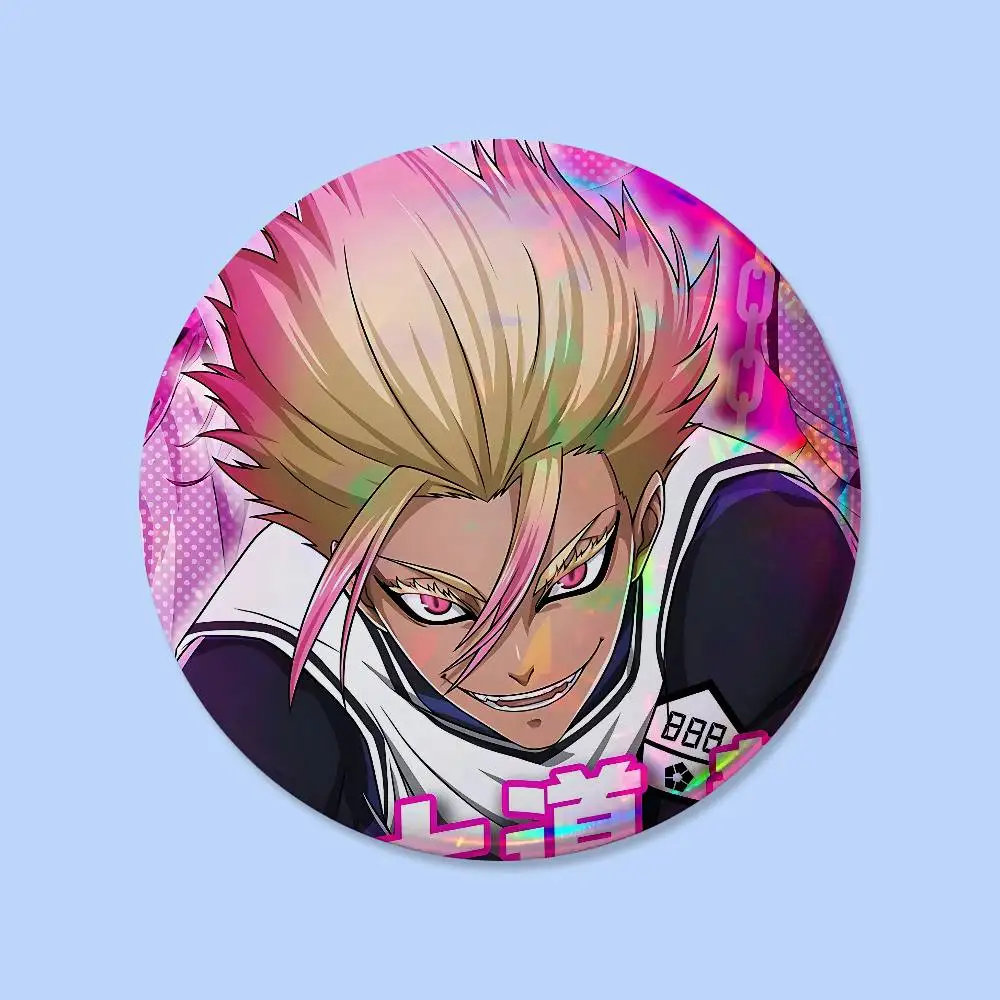 Blue Lock Anime Ryusei Shidou Abzeichen, runde kreative Anstecknadel, Brosche, Taschen-Deko-Accessoires, Fan-Sammlerstücke, Geschenke für Freunde – Detail 18