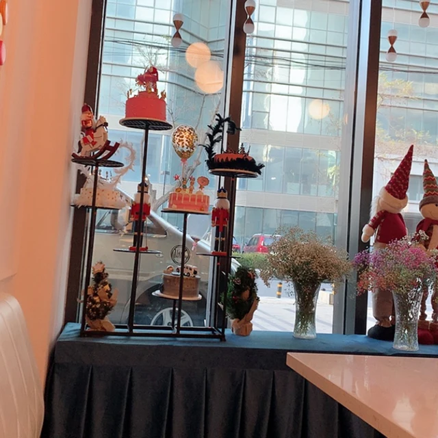 Sütemény Díszítő Állvány Tészta Desszert Party Rendezvények Csokoládé Svédasztalos Prezentációs Tálca Cukrászat Reposteria Konyhai Eszközök - Image 4