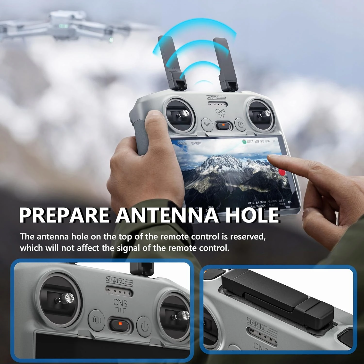 STARTRC RC 2 Silicone Protective Cover Case For DJI Mini 4 Pro/Air 3 Compatible With DJI RC 2 Remote Controller