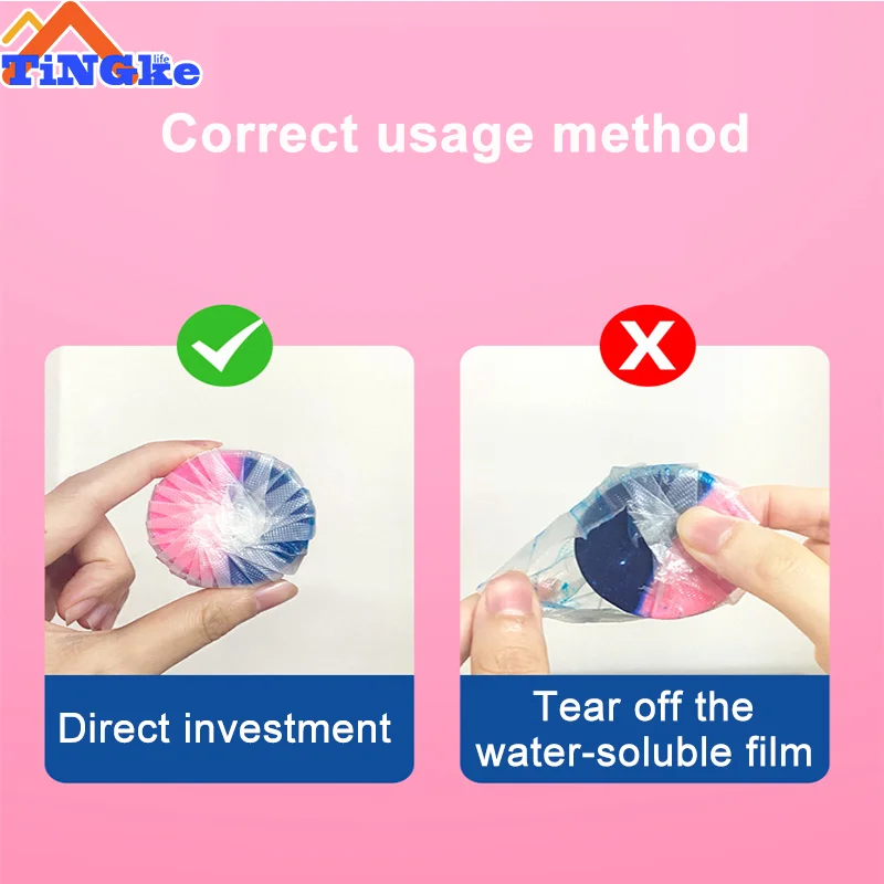 Toilet Bowl Cleaner Tablets Deep Cleaning Washer Deodorant Cleaning Agent Pills Toilet Tank Cleaners Remove Urine Stains Odor