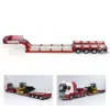 DG-999 RC 1/14 Heavy Trailer 4 Axles CNC Gooseneck Trailers for DIY Tractor Truck Model with Light System Servo ESC TH23977 1