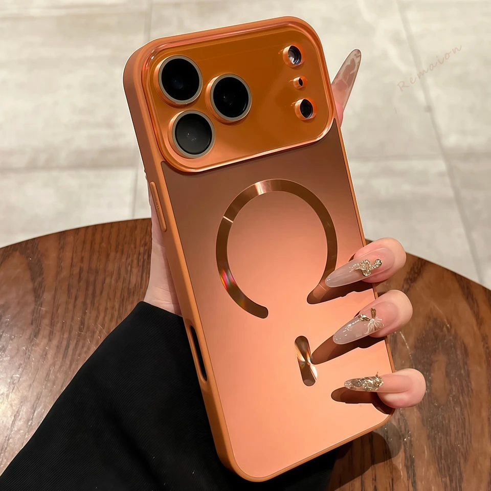 รูปสินค้า เคสแม่เหล็กกลิตเตอร์หรูสำหรับ iPhone 17/16 Pro Max
