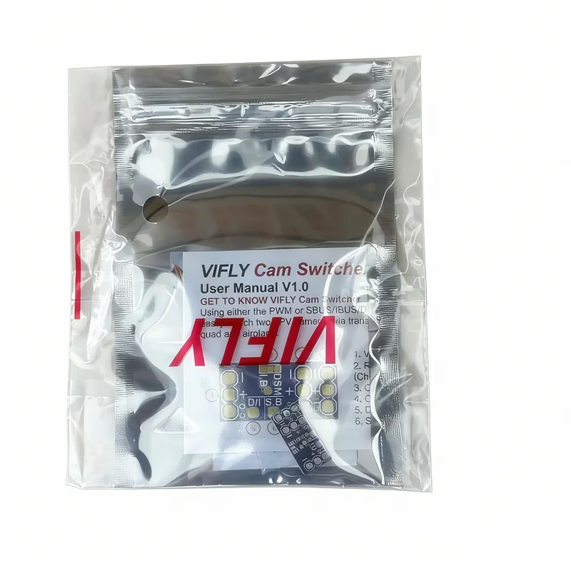 VIFLY Cam Switcher - Commutateur FPV 2 caméras, ultra léger 0.5g, 4.2-25V