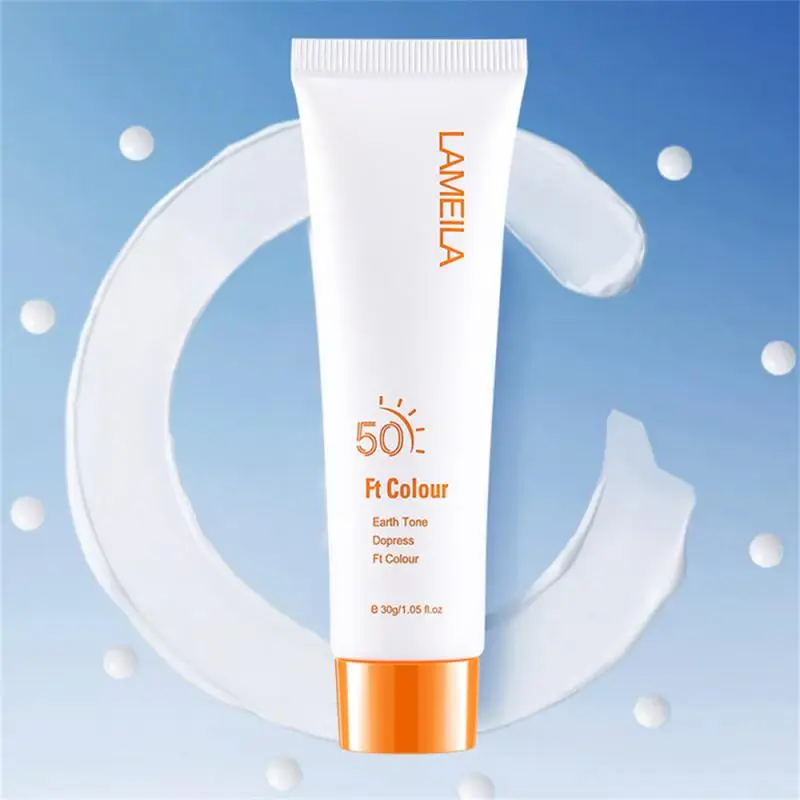 LAMEILA 1/2/3Pcs 30g Clear Transparent Facial Sunscreen Sunblock Moisturizing Refreshing SPF50++ Isolation UV Protective Cream
