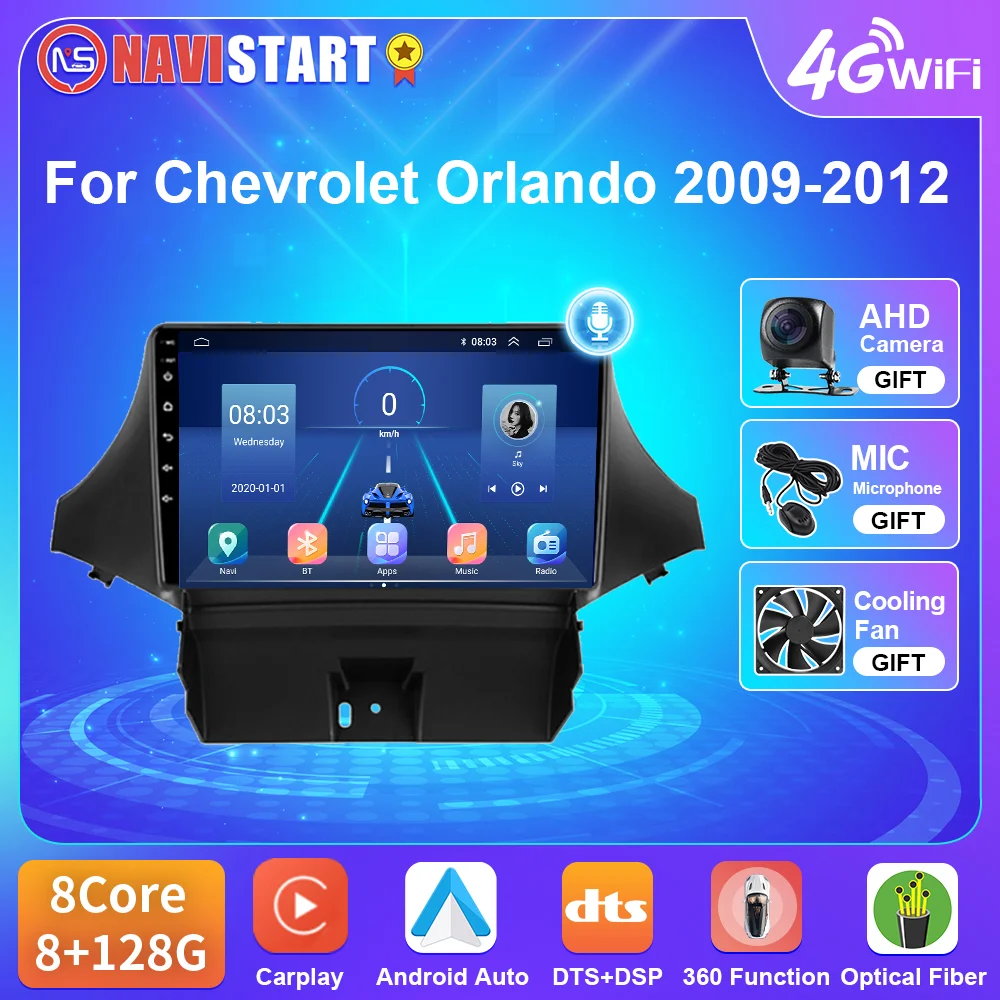 

NAVISTART Android For Chevrolet Orlando 2009-2012 Multimedia Car Vehicle Multimedia Video Player Autoradio Navigation GPS