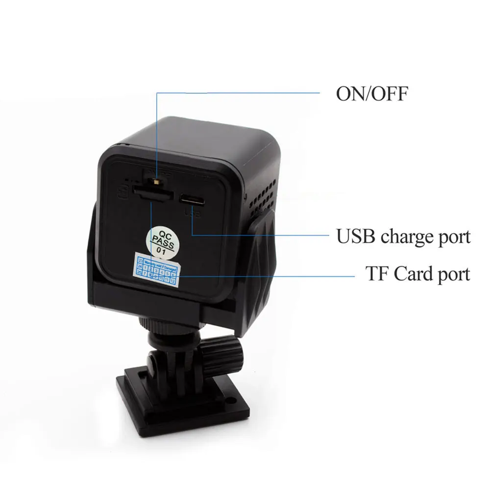 Security Camera 4MP Mini Camera WIFI IR Night Vision Human Motion Detection Alarm Surveillance Built-in 3000mAh Battery Security Protection