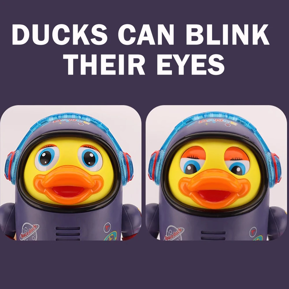 Children Singing Dance Ducks Toys Automatic Walking Dance Plaything For Boy Girl 2
