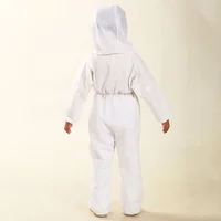 Combinaison d'isolation de protection jetable pour enfants, capuche respirante et anti-poussière, robe complète, vêtements de jeu légers 6