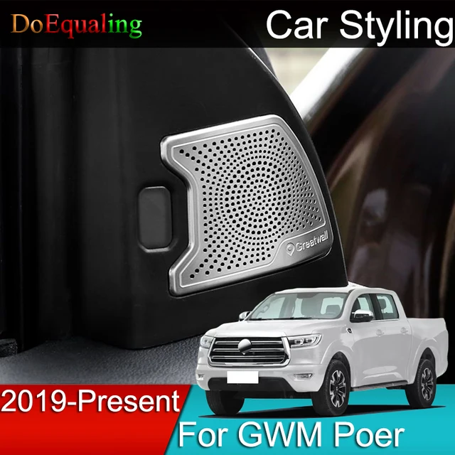 For Great Wall GWM Pao Poer P Series Car Rear View Reversing Mirror Triangle Horn Cover Interior Accessories 2022 2021