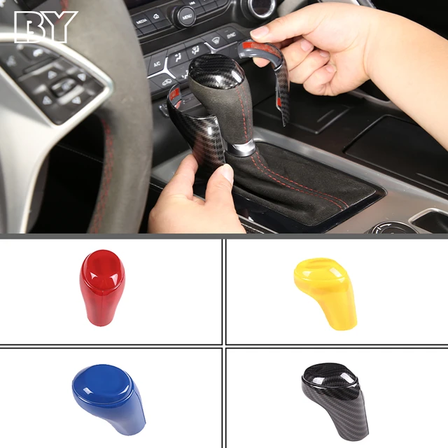 For Chevrolet Corvette C7 2014-19 ABS Interior Gear Stick Automatic Transmission  Gear Shift knob Cover Trim Stickers Accessories - AliExpress