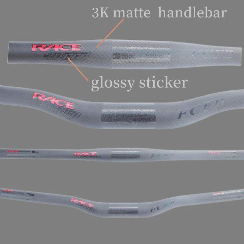 Super Light carbon handlebar Mountain bike 3k full carbon handlebar matte bicycle MTB parts 31.8*600-760mm