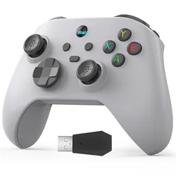 Enhanced Wireless Six - Axis Gaming Controller with Hall Effect Triggers (Grey)