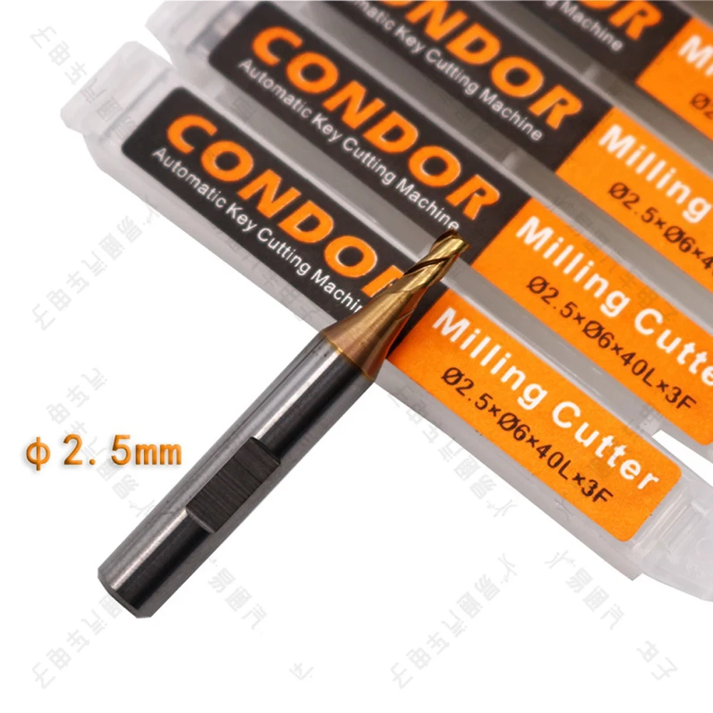 1,5–2,5 mm 1,0 mm Sonde 1,5 mm 2,0 mm 2,5 mm Fräser für Xhorse CONDOR XC-MINI Dolphin XP005 XP007 Schlüsselfräsmaschine – Detail 9