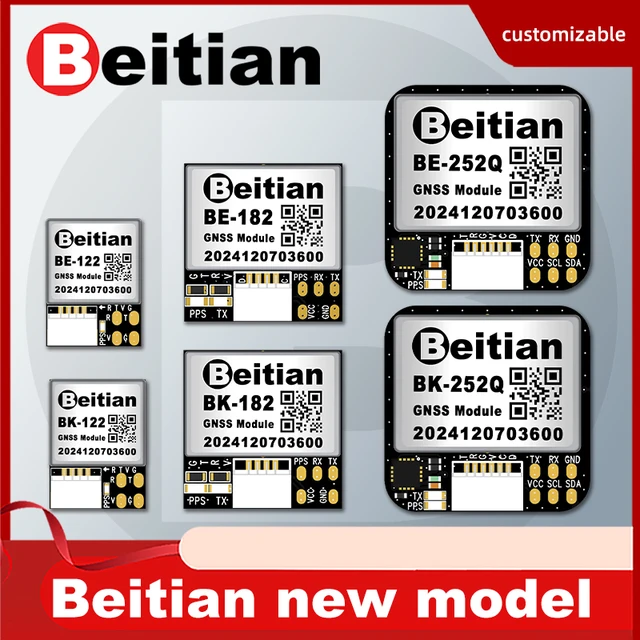 Beitian GNSS GPS Module M9 M10 flight controller FPV RC drone Fixed-wing BE-122 BE-182 BE-252Q BK-122 BK-182 BK-252Q 1