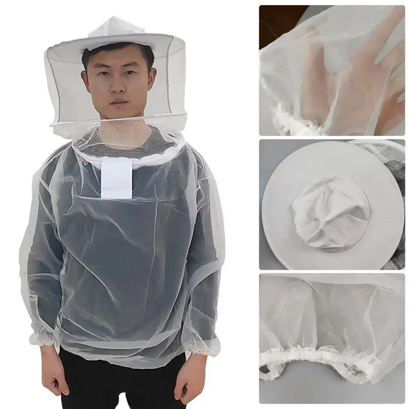 Professional Beekeeping Suit Beekeeping Suit Jacket Jacket For Professional Beekeepers Smock With Veil beekeeping suit