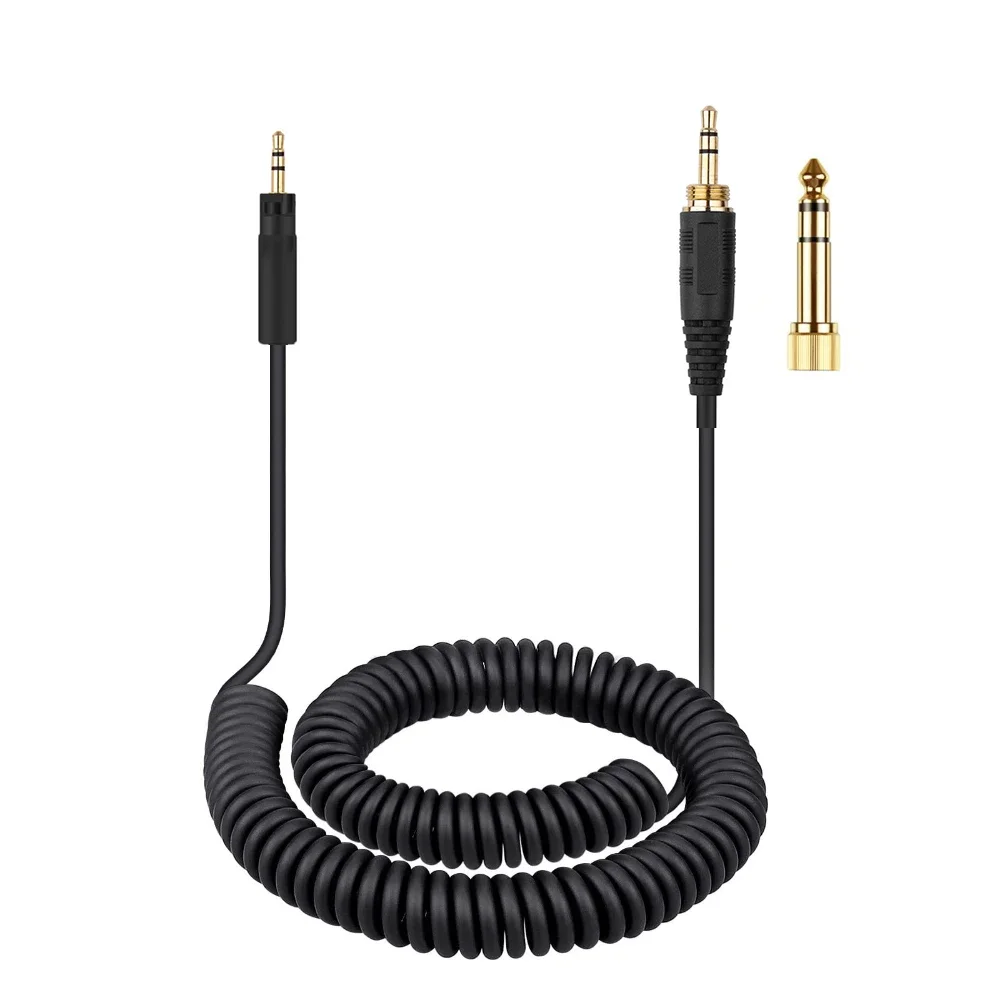 

Сменный пружинный кабель-удлинитель 6,35 мм для наушников Sennheiser HD 4,30 4.30i 4,30G 4.40BT 4,50 BTNC 400S 450BT 458BT