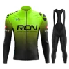 2025 New Rcn Team Autumn Cycling Jersey Set Ropa Ciclismo Men Long Sleeve Bike Clothing MTB Maillot Road Bicycle Bibs Uniform 5