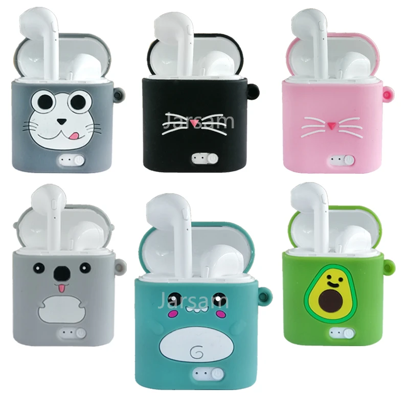 

Cute i7s TWS Bluetooth Wireless Earphones Headphones with Charging Box Earbuds for Smart Phone Xiaomi Samsung Huawei