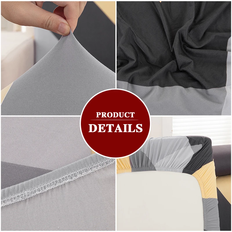 Elastic Sofa Seat Cushion Cover Pet Kids Furniture Protector Stretch Chair Cover Washable Removable Slipcover 1/2/3/4 Seater 5