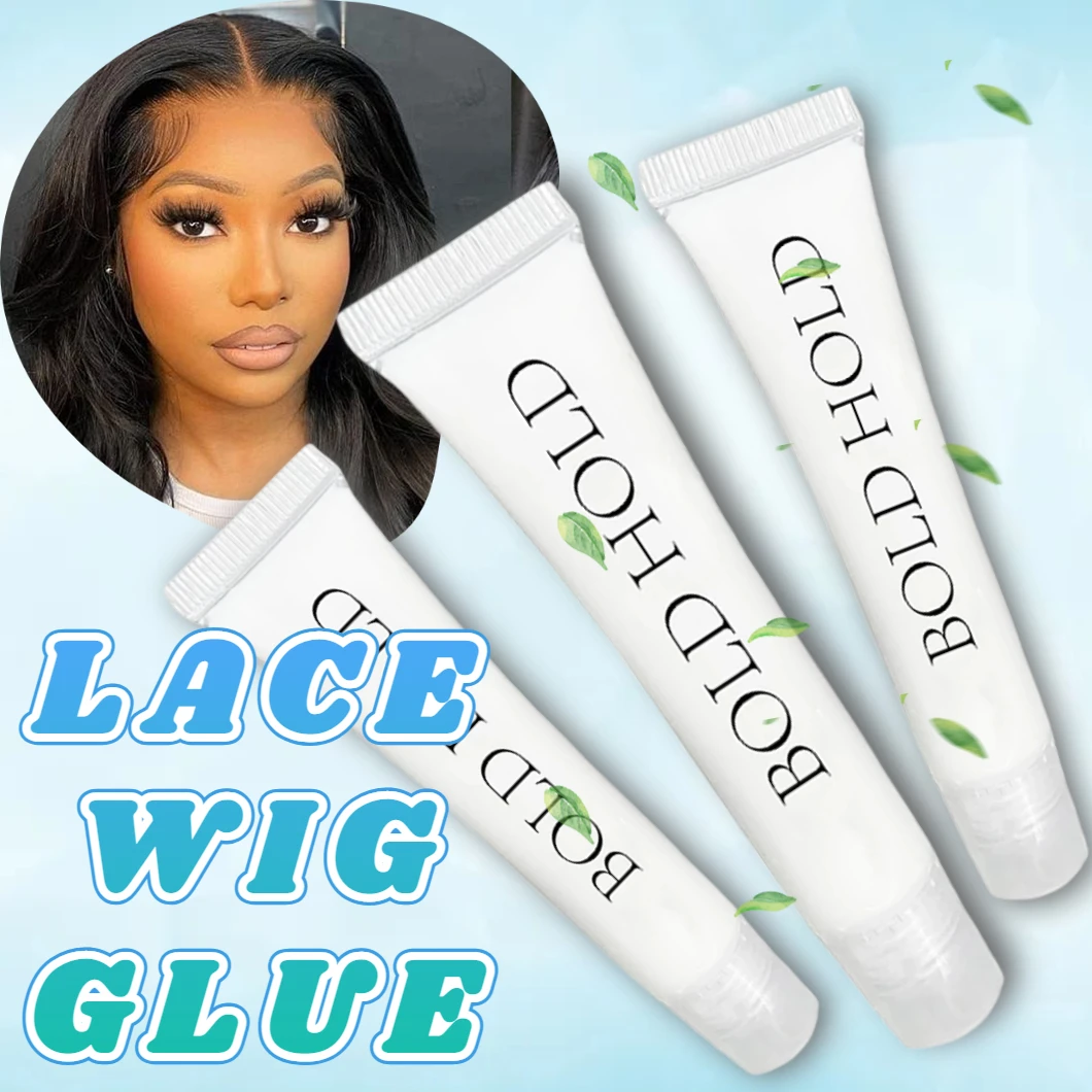 6pcs/Lot Lace Wig Adhesive Waterproof Hair Glue Lace Front Wig Glue Invisible Bonding For Oily Skin Hairpiece Frontal