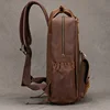 Crazy Horse Leather Men Backpack For Camera Big Capacity Travel Bagpack Man 15.6 inch Laptop Daypack Cow Leather Rucksack 2