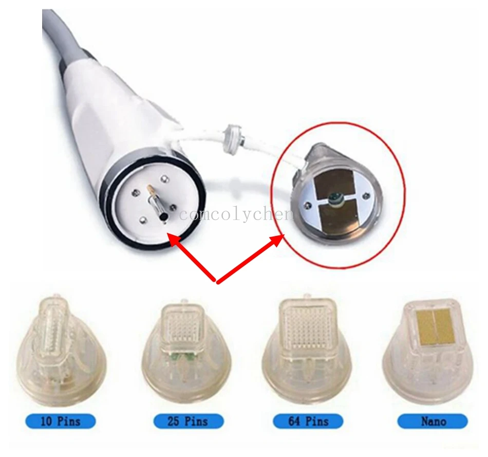 Disposable RF Microneedling Cartridge Gold Plated 10/25/64 Pins Nano Cartridges for Micro Needle RF Machine Anti Stretch Mark