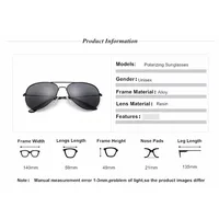 Lunettes de soleil polarisées pour hommes et femmes, lunettes de soleil de marque classiques et tendance, lunettes de soleil de conduite 2