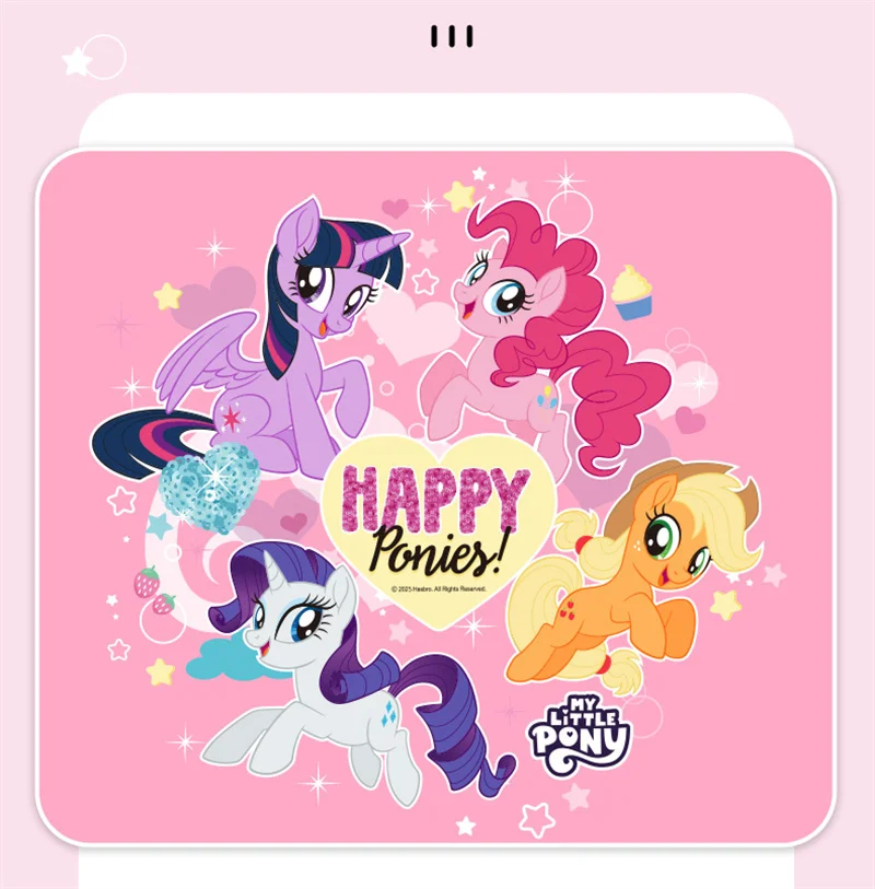 My Little Pony Geschirr Cartoon Food Grade Teller Anti-Fall Anime-themed Reis Schüssel Tasse Baby Ergänzende Lebensmittel geschirr – Detail 2